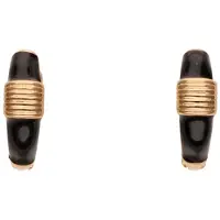 NAEMI Pendientes oro / negro
