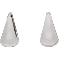 NAEMI Pendientes plata / blanco