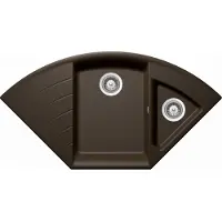 Schock Fregadero empotrable de encimera Lotus C-150 A, color bronce, que incluye el accesorio para restos