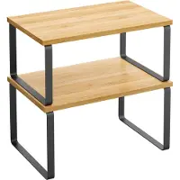 Songmics , estante para especias, juego de 2 unidades, estante para la cocina, organizador, extensible