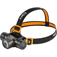 Neo Tools Linterna frontal recargable/batería USB 2000lm