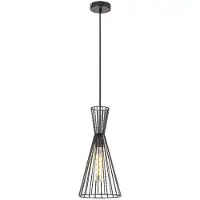 Rabalux 72005, lámpara colgante con un foco, modelo Leandros, casquillo E27, color , forma redonda, estilo industrial, diámetro 190 mm