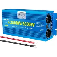 OEM Inversor, onda sinusoidal pura, alta eficiencia de conversión, 5000W, 24V-220V