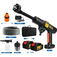OEM Limpiadora a presión, compatible con batería de 18V, potente con 3500W de potencia, set con 2 baterías