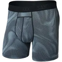 Saxx - Smooth Flex Light Compression Boxer Brief - Ropa interior fibra sintética size XXL, azul