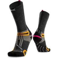 X-socks - Hike Anatomix Merino Crew - Calcetines de trekking size 35-36, negro
