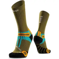 X-socks - Hike Perform Crew - Calcetines de trekking size 39-41, oliva