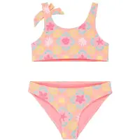 Roxy - Kid's Check TW Bralette ST - Bikini size 4 Years, fucsia
