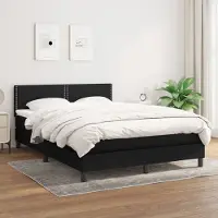 Prolenta Maison Exclusive: Base de cama con somier y colchón, color , 140 x 190 cm, tejido