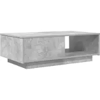 Syfax Mesa de Café Gris Concreto 95 x 55 x 31 cm Madera de ingeniería