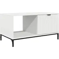 Syfax Mesa de Café con cajón 90 x 49 x 46 cm Madera de ingeniería