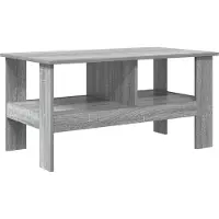 Syfax Mesa de Café Gris Sonoma 90 x 50 x 45 cm Madera de ingeniería