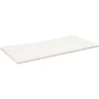 Syfax Tablero de escritorio madera maciza pino blanco 110x55x2,5 cm