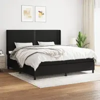 Prolenta Maison Exclusive: Base de cama con somier y colchón, color , 200x200 cm, tejido