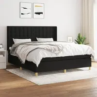 Prolenta Maison Exclusive - Base de cama con somier y colchón, color , 160x200 cm, tejido