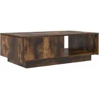 Syfax Mesa de Café Roble ahumado 95 x 55 x 31 cm Madera de ingeniería