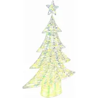 Syfax Árbol de Navidad 120 LED cálido 120,5 cm PET