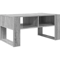 Syfax Mesa de Café Gris Sonoma 92 x 53 x 45 cm Madera de ingeniería