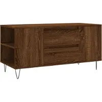 Syfax Mesa de centro madera de ingeniería marrón roble 102x44,5x50 cm