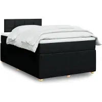 Prolenta Maison Exclusive - Base de cama con somier y colchón, color , 120x190 cm, tejido