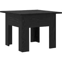 Syfax Mesa de Café Roble Negro 55 x 55 x 42 cm Madera de ingeniería