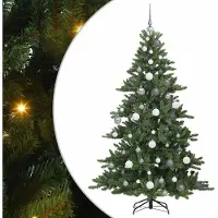 Syfax Árbol de Navidad artificial con ramas articuladas Verde 180 cm