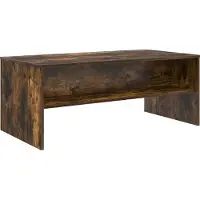 Syfax Mesa de Café Roble ahumado 100 x 50 x 40 cm