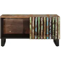 Syfax Mesa de centro madera maciza de acacia 80x51x40 cm