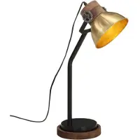 Syfax Lámpara de escritorio latón vintage 25 W E27 18x18x60 cm
