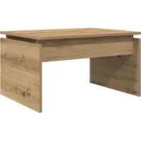 Syfax Mesa de centro madera de ingeniería roble artisan 68x50x38 cm