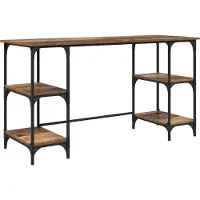 Syfax Escritorio Madera Vieja 140 x 50 x 75 cm Madera de ingeniería