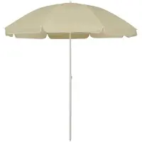 Prolenta Maison Exclusive - Sombrilla de playa, color arena, 240 cm