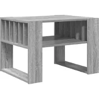 Syfax Mesa de Café Gris Sonoma 66 x 49,5 x 45 cm Madera de ingeniería