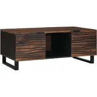 Syfax Mesa de centro Nogal 100 x 54 x 40 cm Madera de ingeniería