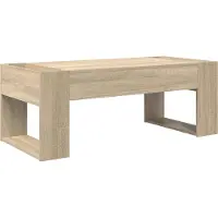 Syfax Mesa de Café Roble Sonoma 110 x 50 x 41 cm Madera de ingeniería