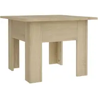 Syfax Mesa de centro madera de ingeniería roble Sonoma 55x55x42 cm