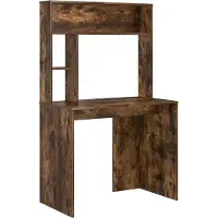 Syfax Escritorio Roble ahumado 91 x 50 x 149 cm Madera de ingeniería