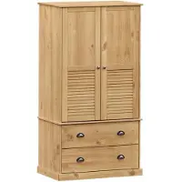 Syfax Armario VIGO madera maciza de pino 90x55x170 cm