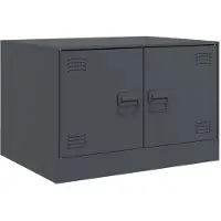 Syfax Mesa de centro acero gris antracita 67x50x44 cm