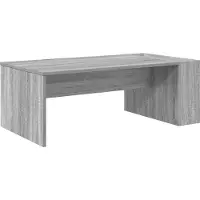 Syfax Mesa de Café Gris Sonoma 95 x 50 x 34 cm Madera de ingeniería