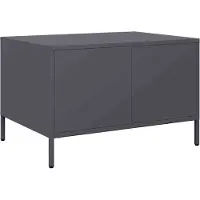 Syfax Mesa de centro acero laminado en frío antracita 68,5x50x43,5 cm