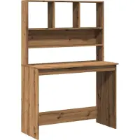 Syfax Escritorio estantes madera roble artisian 102x45x148 cm