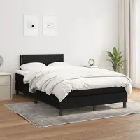 Prolenta Maison Exclusive - Base de cama con somier y colchón, color , 120x200 cm, tejido