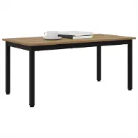 Syfax Mesa de Café Roble Artesanal 100 x 50 x 45 cm