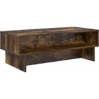 Syfax Mesa de Café Roble ahumado 100 x 46 x 35 cm