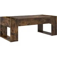 Syfax Mesa de Café Roble ahumado 110 x 50 x 41 cm