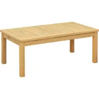 Syfax Mesa de Café Acacia clara 90 x 50 x 36 cm