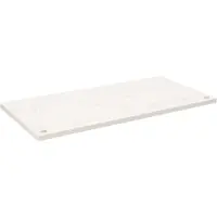 Syfax Tablero de escritorio madera maciza pino blanco 110x55x2,5 cm