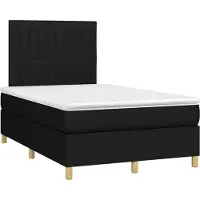 Prolenta Maison Exclusive: Base de cama con somier, colchón y luces LED, color , 120x190 cm, tapizada en tela