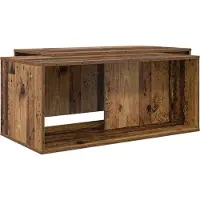 Syfax Juego de Mesas de Centro 2 pcs Madera vieja